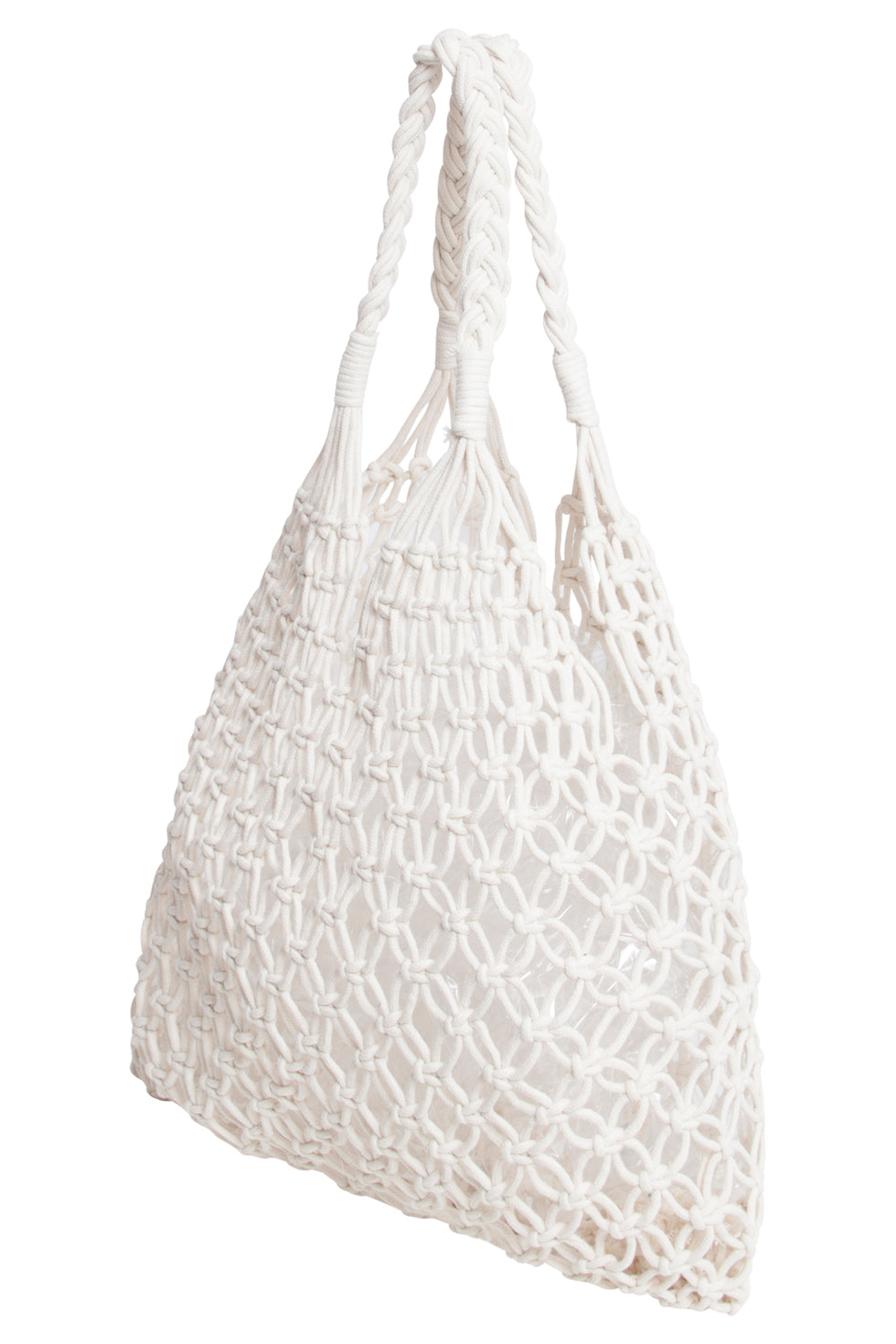 56016 Gehaakte Schoudertas - | White