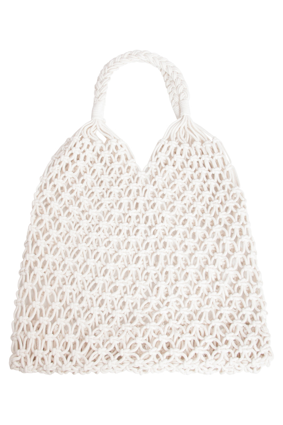 56016 Gehaakte Schoudertas - | White