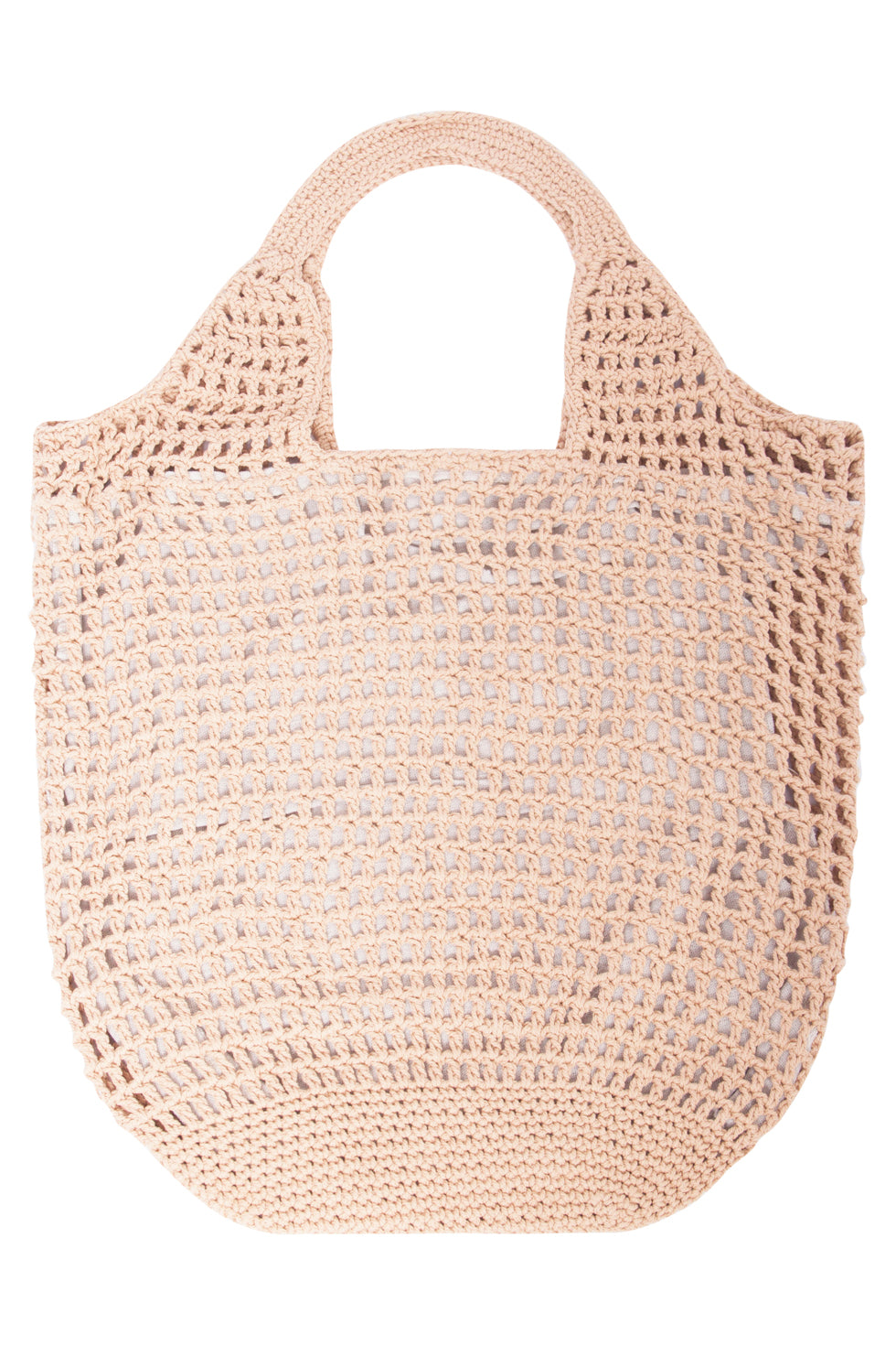 56017 Dames Donker Schouder Gehaakte Tas | Dark Sand