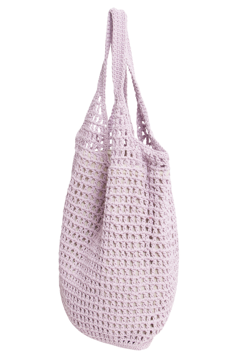 56017 Dames Lavendel Schouder Gehaakte Tas | Lavender