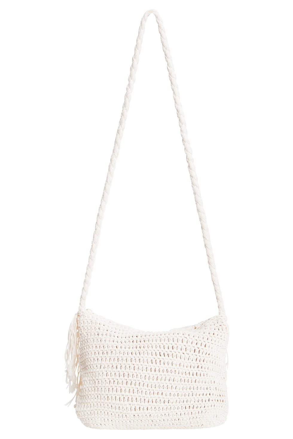 56021 Gehaakte Crossbody Tas - | White