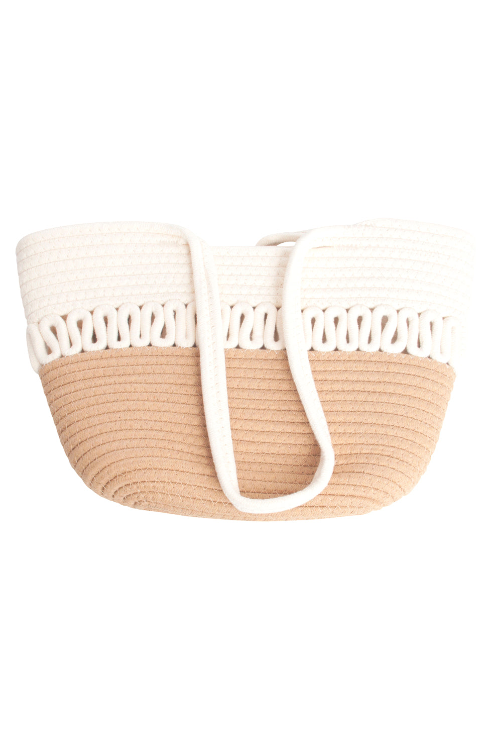 56029 Strandtas - Licht | Off White-Dark Sand