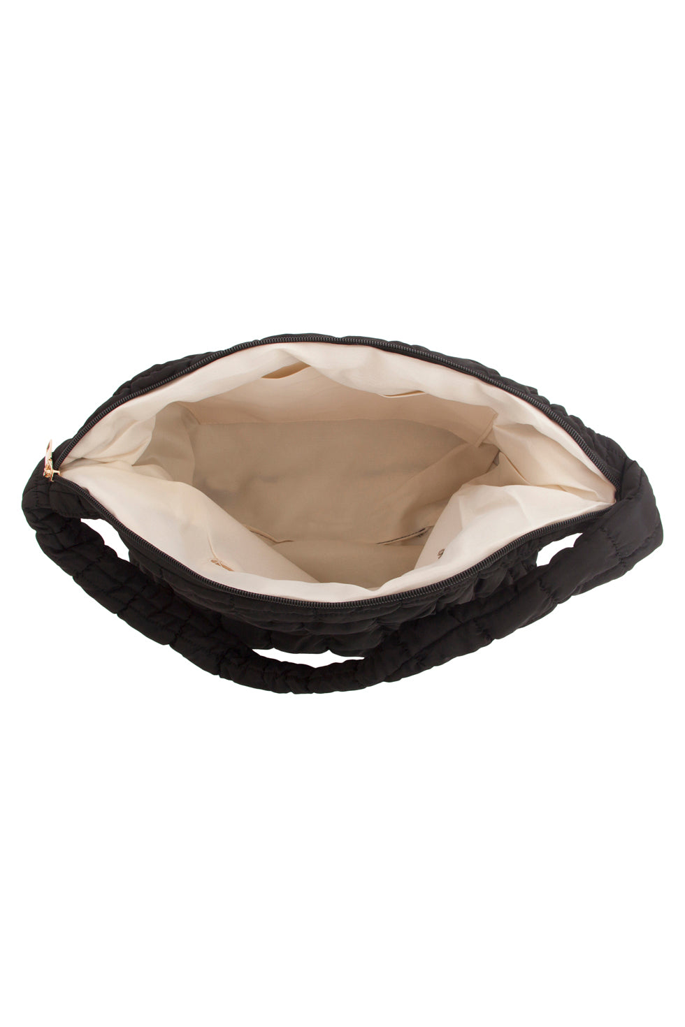 56031 Mashed Lemon Grote Crossbody Tas - Met Geruite Gestikte Structuur | Black