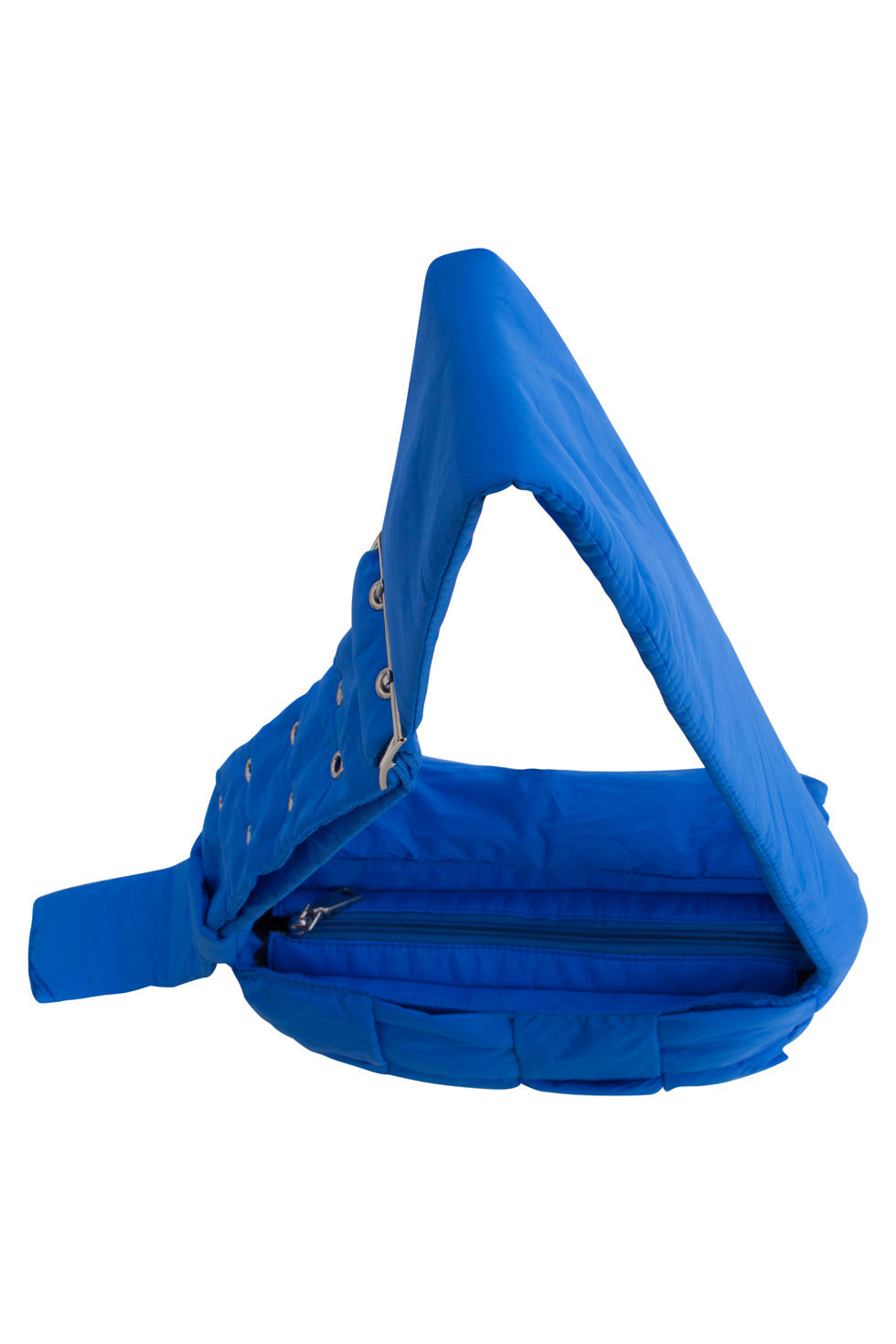 56032 Kleine Crossbody Tas - Kobalt Met Gewatteerde Structuur | Cobalt Blue