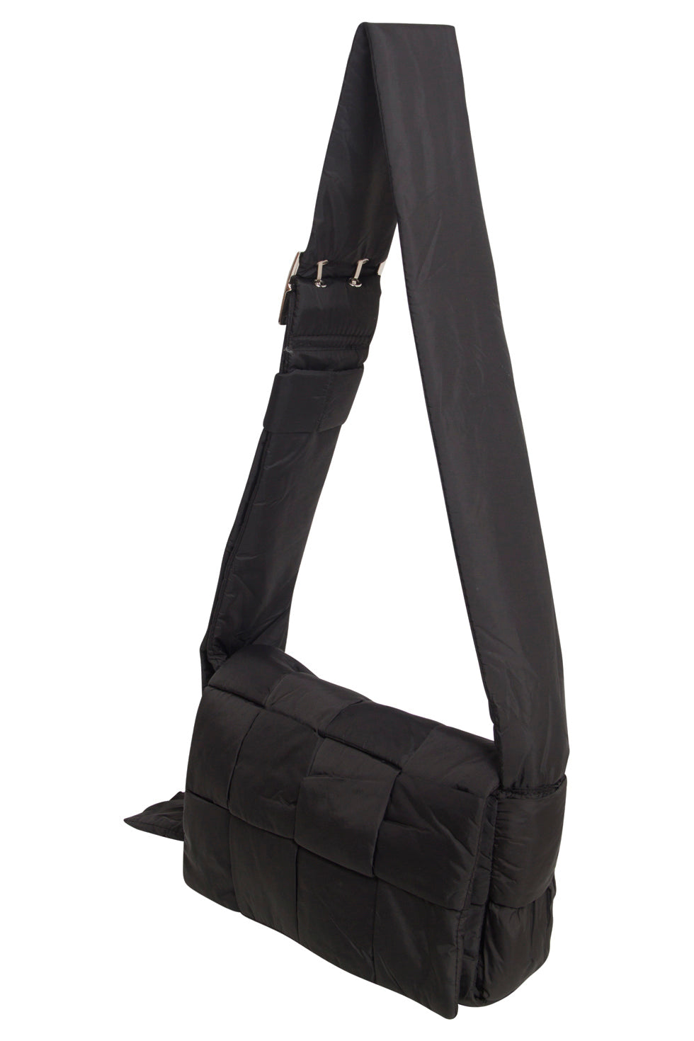 56032 Kleine Crossbody Tas - Met Gewatteerde Structuur | Black