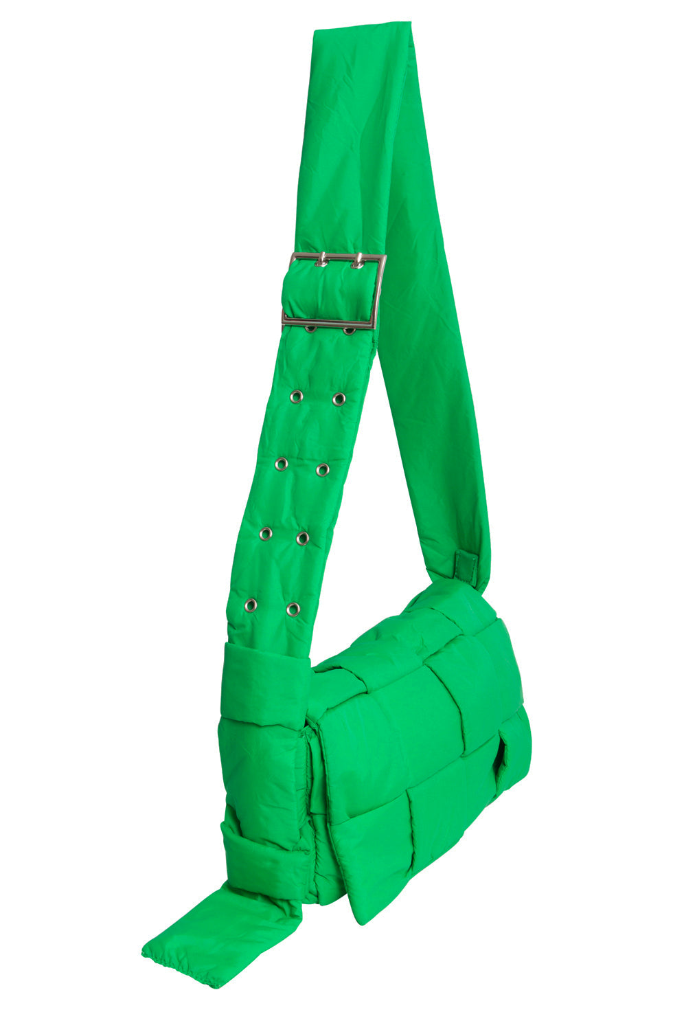 56032 Kleine Crossbody Tas - Met Gewatteerde Structuur | Green
