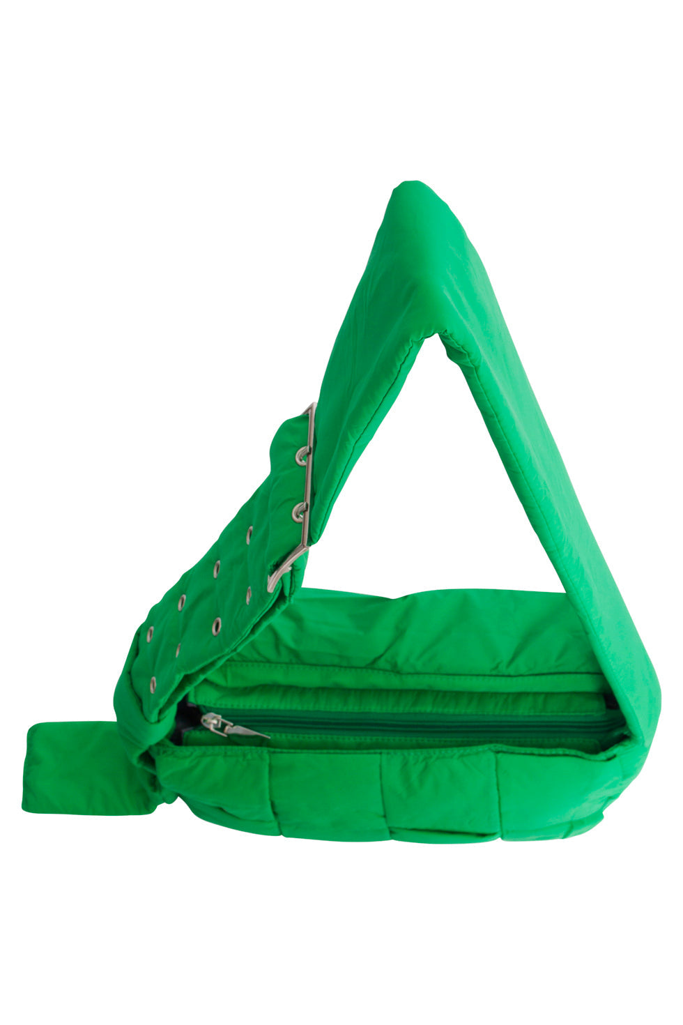 56032 Kleine Crossbody Tas - Met Gewatteerde Structuur | Green