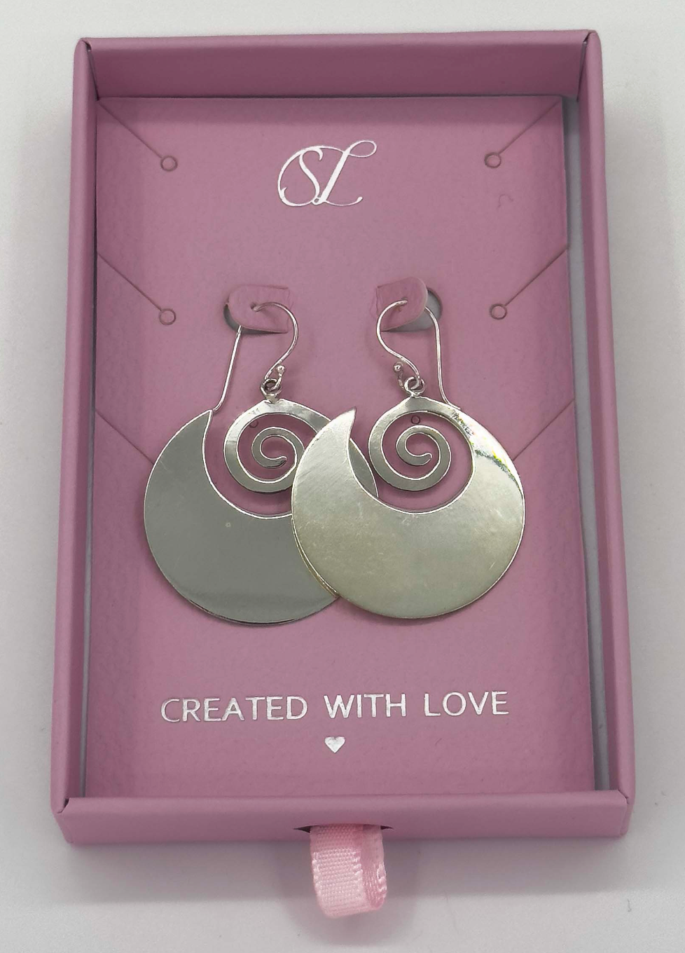 60009 En Spiraal Oorbellen | Silver