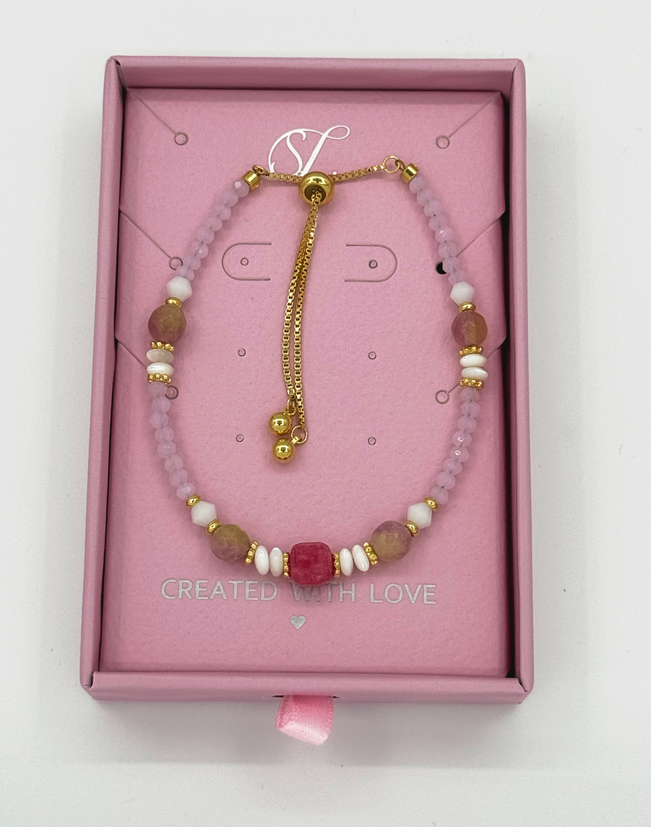 64015 Fijne Vergulde En Ketting Met Kristallenkwarts Steen Hanger | Gold