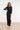 Basic Top met Gedrapeerd Detail in Zwart | Black