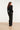 Basic Top met Gedrapeerd Detail in Zwart | Black