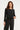 Basic Top met Gedrapeerd Detail in Zwart | Black