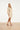 Beige Jurk Met Abstracte Print En Tailleceintuur | Dark Sand - Off White