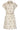 Beige Jurk Met Geborduurde Bloemen En Tailleceintuur | Sand - Dark Sand