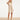 Beige Jurk Met Geborduurde Bloemen En Tailleceintuur | Sand - Dark Sand