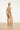 Beige Top Met Geborduurde Bloemen En Polo Kraag | Sand - Dark Sand