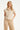 Beige Top Met Geborduurde Bloemen En Polo Kraag | Sand - Dark Sand