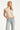 Beige Gebreide Top Met Subtiele Glans En Pailletten Hals | Sand