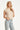 Beige Gebreide Top Met Subtiele Glans En Pailletten Hals | Sand