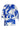 Blauw En Wit Top Met Bloemenprint En Strikdetails | Cobalt - White