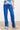 Blauwe Wide Leg Broek Met Hoge Taille | Cobalt