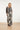 Blouse Met Bladprint En Knoopdetails In Zwart En Ecru | Off White - Black