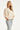 Blouse Met Borduurdetails En Pailletten En 3/4 Mouwen | Off White - Silver
