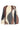 Blouse met Abstracte Print en Volumineuze Mouwen | Brown - Muticolour