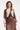 Blouse met Abstracte Print en Volumineuze Mouwen | Brown - Muticolour