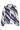 Blouse met Moderne Strepenprint | Navy - Taupe