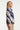 Blouse met Moderne Strepenprint | Navy - Taupe