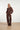 Blouse met Pofmouwen in Comfortabele Travel Quality | Brown