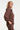 Blouse met Pofmouwen in Comfortabele Travel Quality | Brown