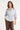 Blouse met Structuurstreep en Tailleceintuur | Light Blue