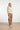 Blouse van Geweven Stof met Geborduurd Bloemdessin | Sand