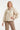 Blouse van Geweven Stof met Geborduurd Bloemdessin | Sand