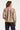 Blouse van Geweven Stof met Geborduurd Bloemdessin | Taupe