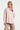 Blouse van Katoen met Fijn Streep Print | Pink - Taupe