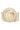 Bohemian Rattan-Look Taille Riem Met Ronde Gesp | Sand - Gold