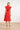 Broderie Doorknoopjurk Met Flutter Mouwen | Red