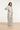 Broek met Subtiele Structuurprint en Wijde Pijpen | Light Grey