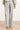 Broek Met Subtiele Structuurprint En Wijde Pijpen | Light Grey
