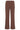 Broek met Wijde Pijpen in Comfortabele Travel Quality | Brown