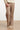 Broek met Wijde Pijpen in Comfortabele Travel Quality | Stone