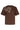 Chocoladebruin T-shirt met Geborduurd Bladmotief | Brown