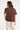 Chocoladebruin T-Shirt Met Geborduurd Bladmotief | Brown