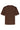 Chocoladebruin T-Shirt Met Geborduurd Bladmotief | Brown