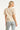 Crème Broderie Top Met Korte Mouwen En Scallop Zoom | Off White