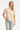 Crème Broderie Top Met Korte Mouwen En Scallop Zoom | Off White