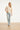 Crème Broderie Top Met Korte Mouwen En Scallop Zoom | Off White